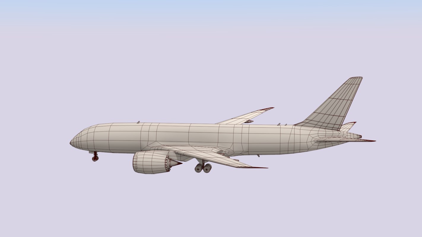 Boeing 787-8 3D model