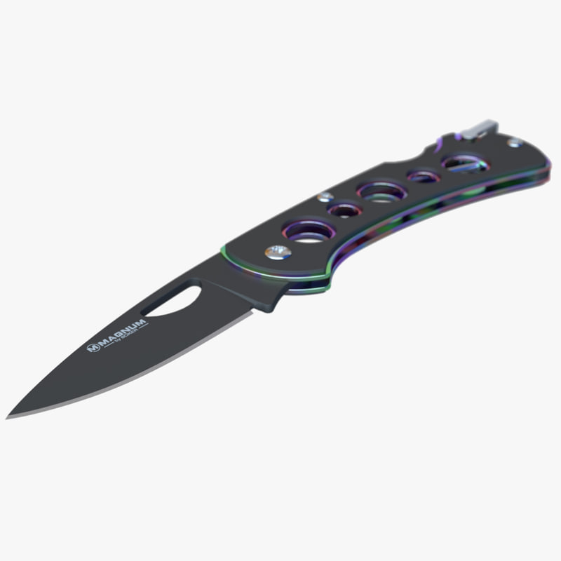 Boker Knife Black Rainbow 3D model