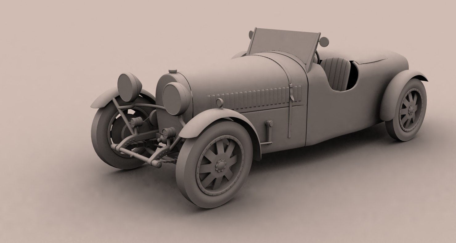 Bugatti 43 3D model