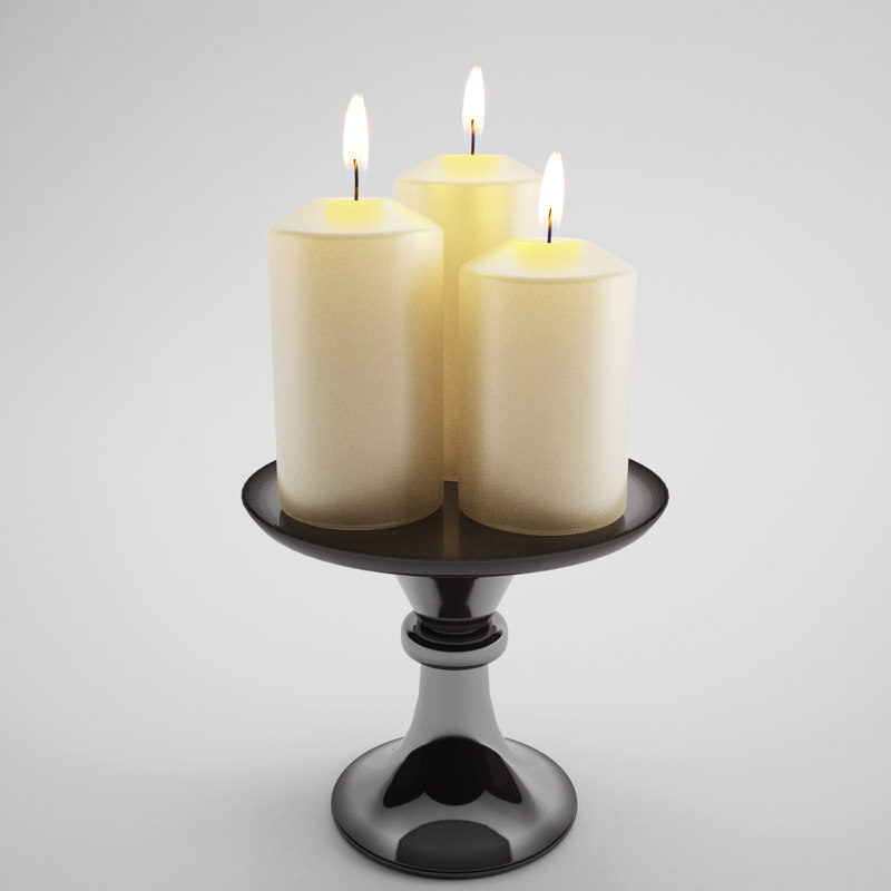 Candles 3D model