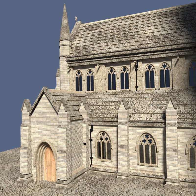 Parish church 3D model
