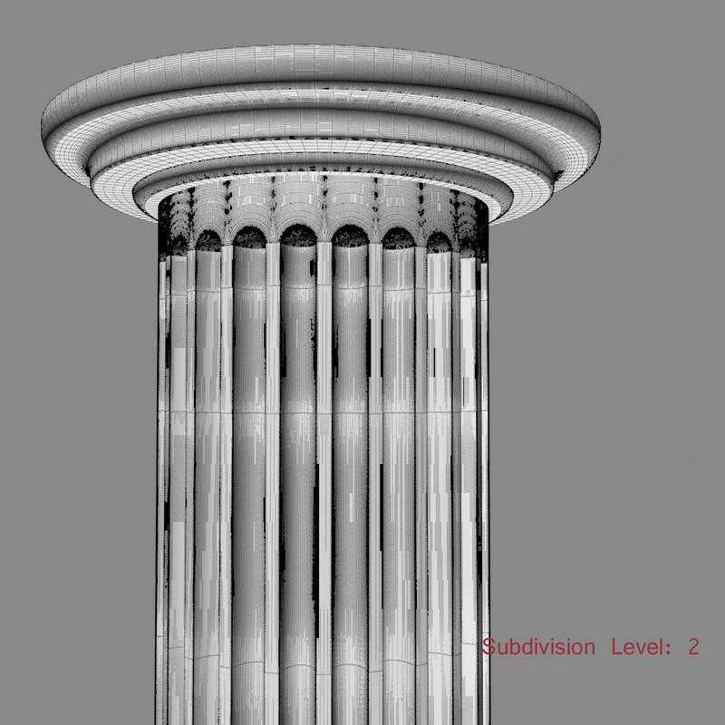 Concrete Column 3D model