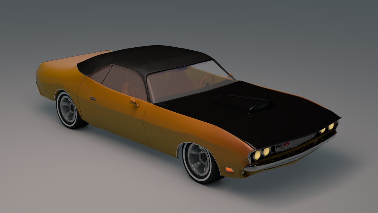 Dodge Challenger 1970 3D model