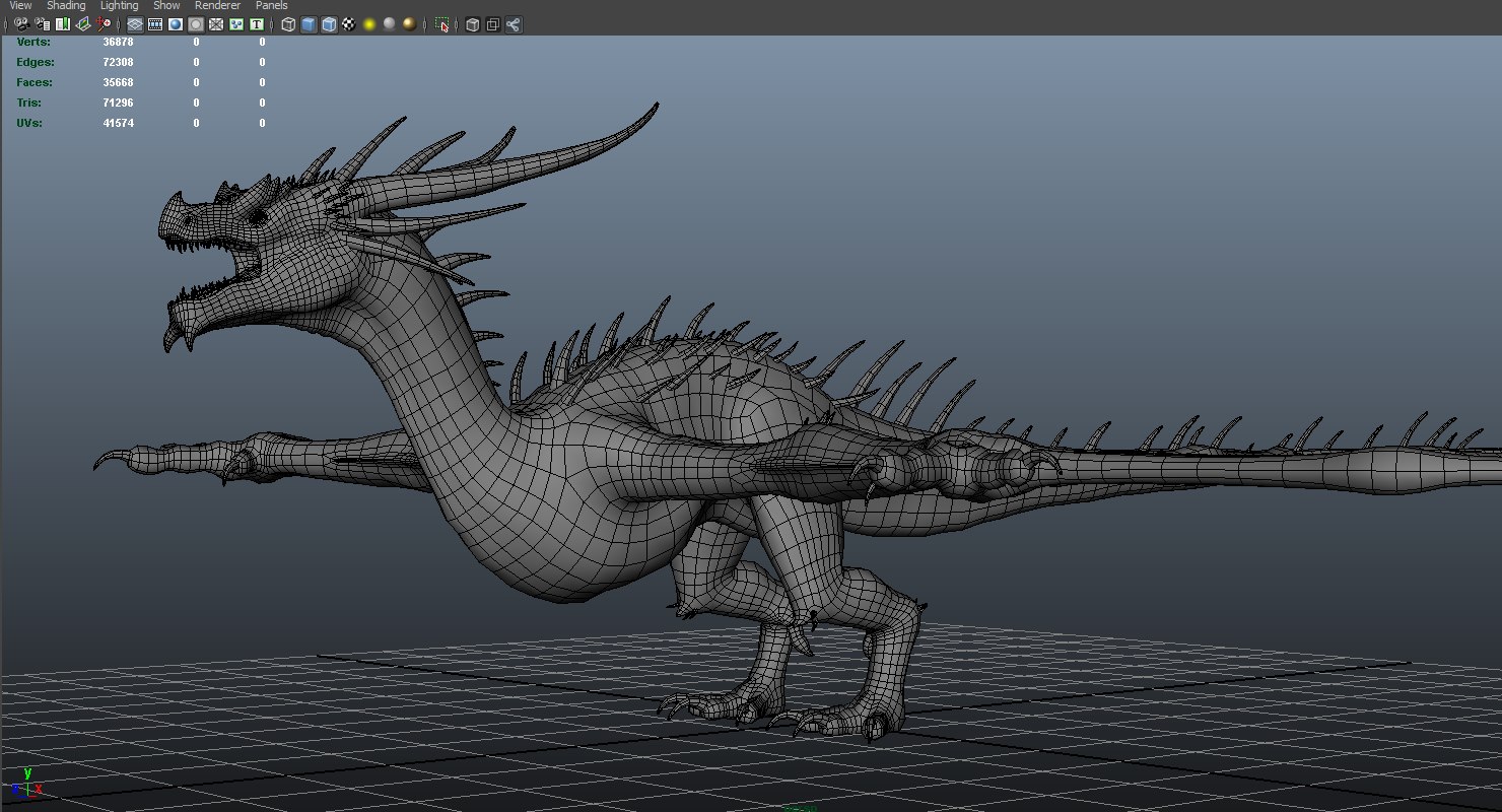Flying Dragon - Free 3D models