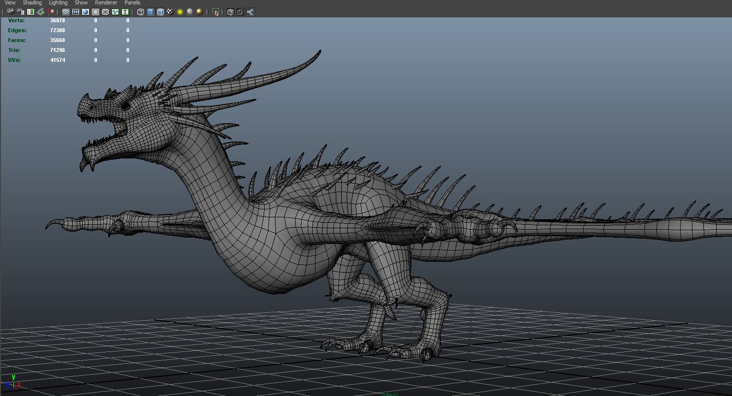 Dragon HQ Free 3D Model - .c4d - Free3D