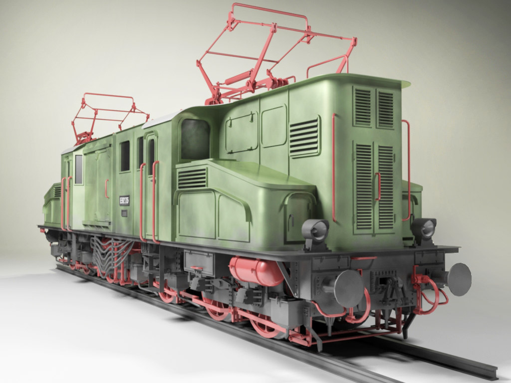 E92 Electric Locomotive 3D model