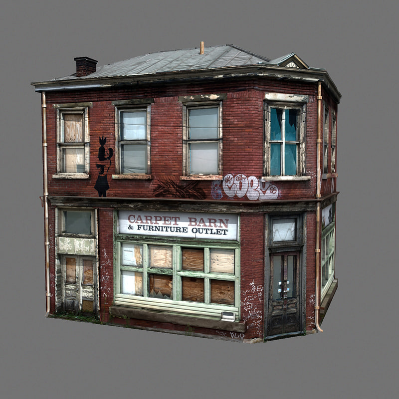 Abandoned House 3d Model Download For Free