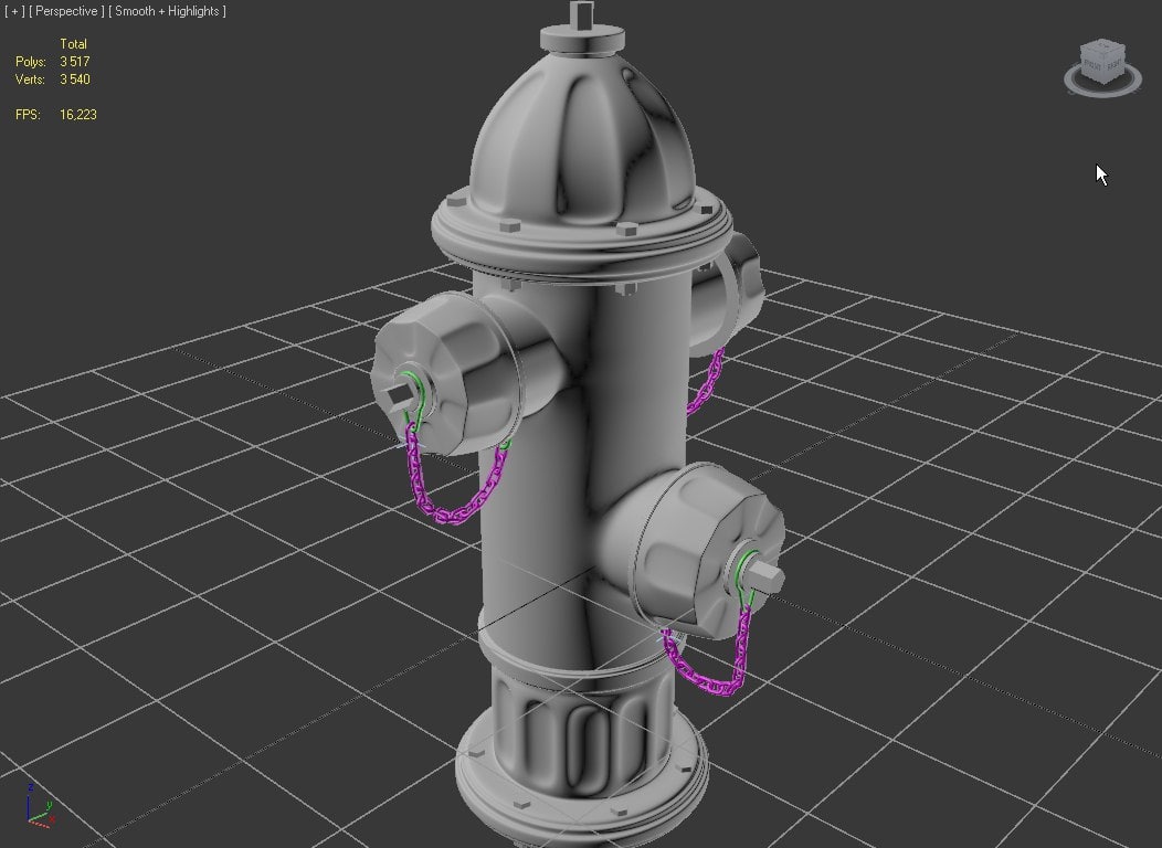 Fire Hydrant 3D model