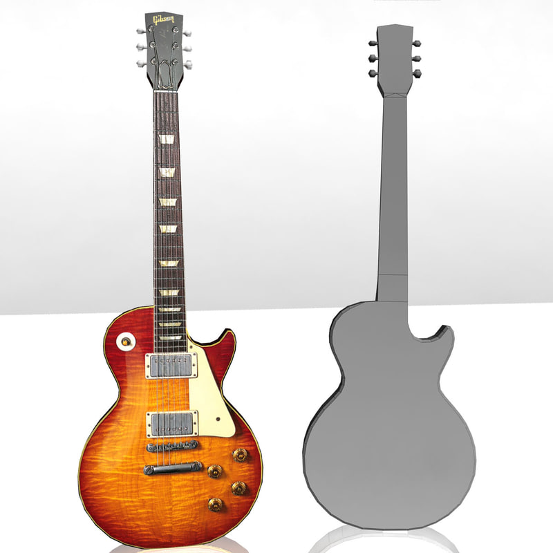 Gibson Les Paul Guitar 3D model