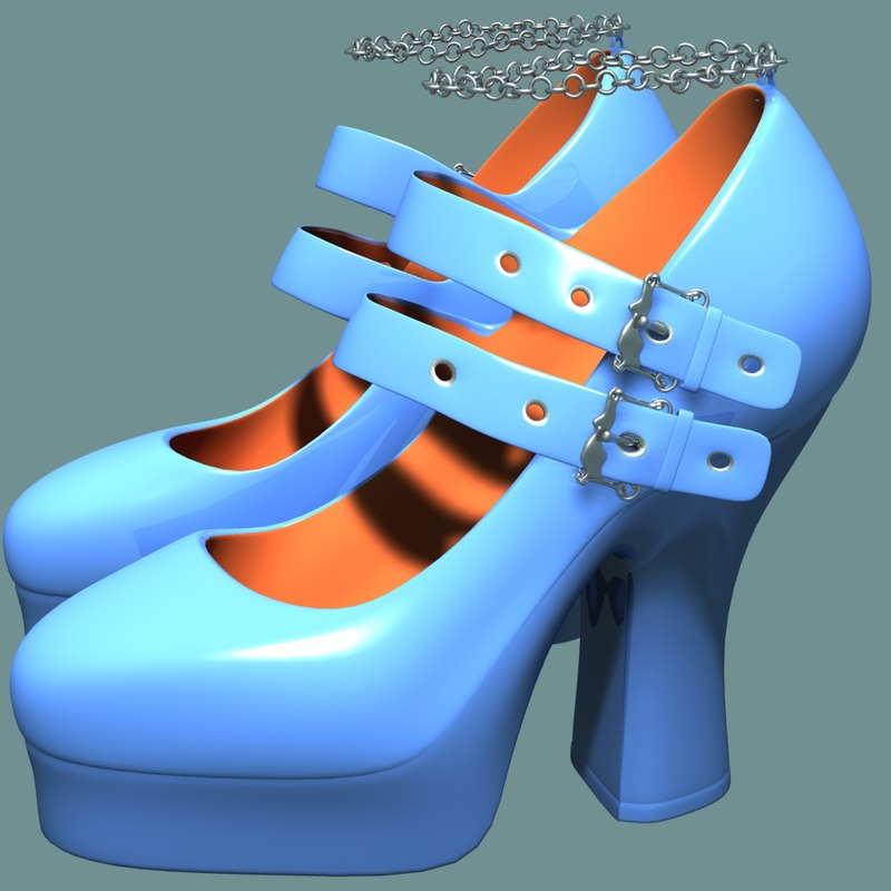 Goth Heels 3D model