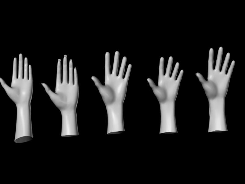 Simple Hands And Feet 3d Model Download For Free