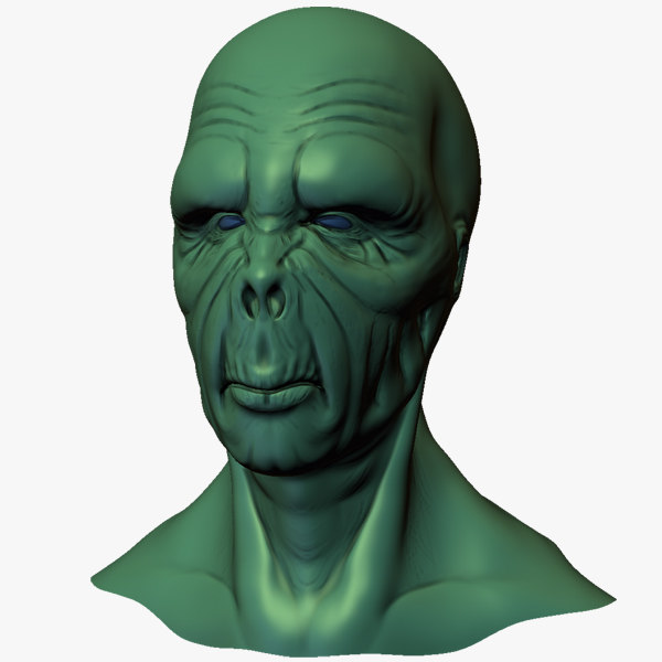 Head of Alien 3D model