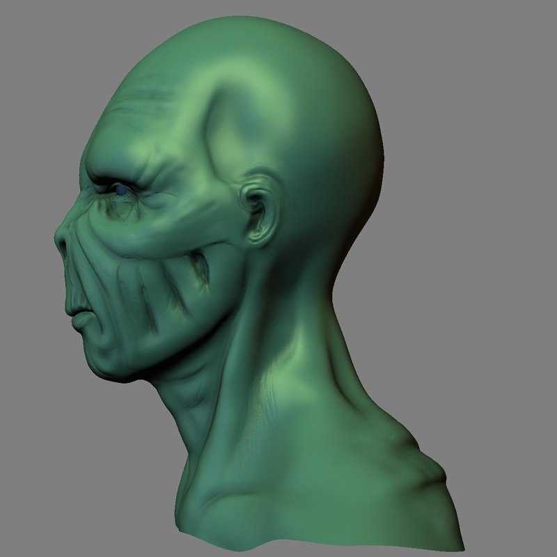Head of Alien 3D model