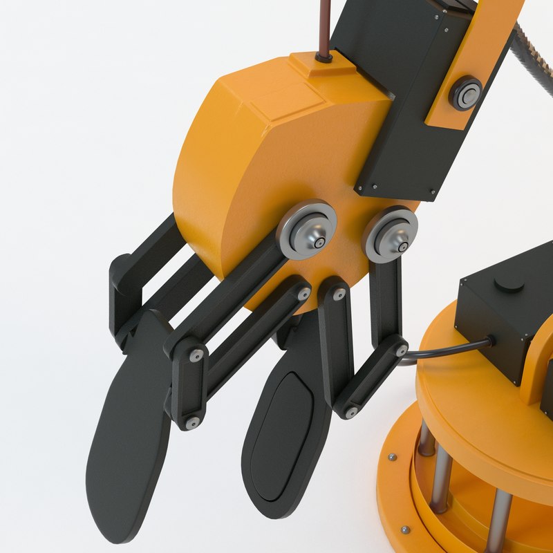 Industrial Robotic arm 3D model