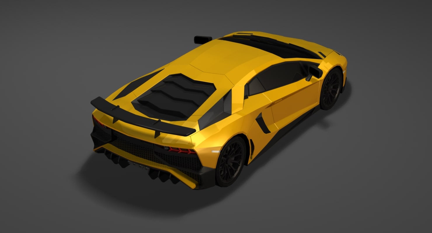Lamborghini Aventador LP 750-4 Superveloce 3D model
