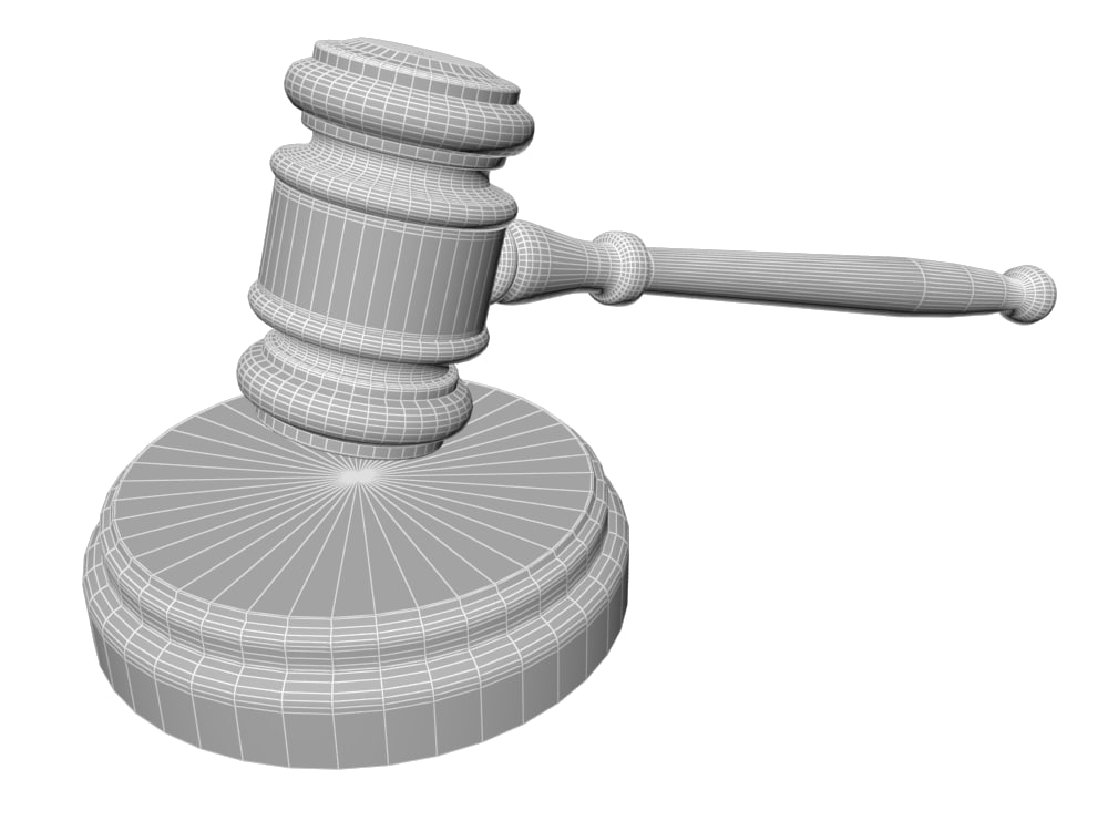Law hammer 3D model