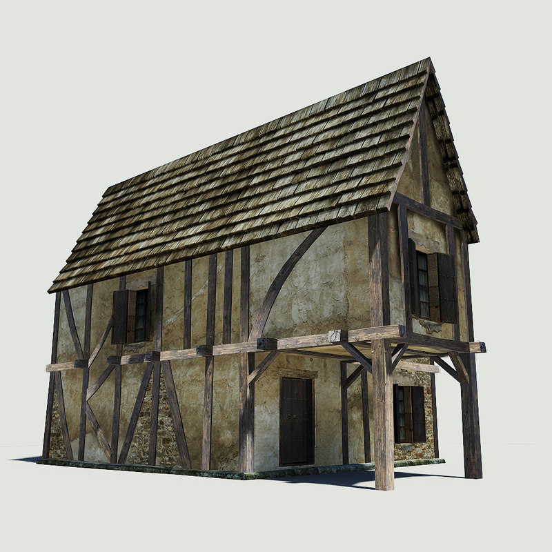 medieval house 3d