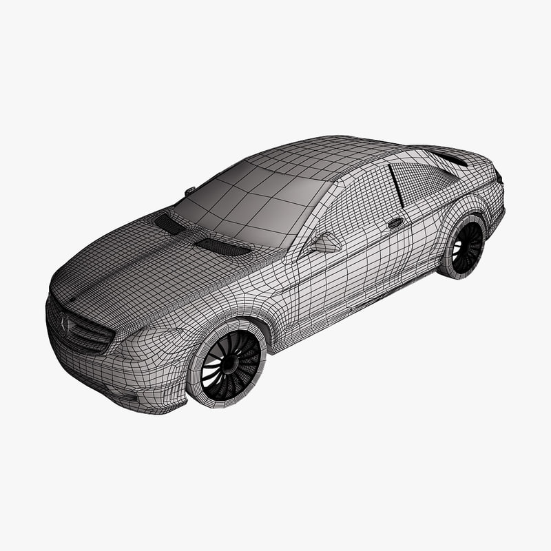Mercedes-Benz CL600 2007 3D model