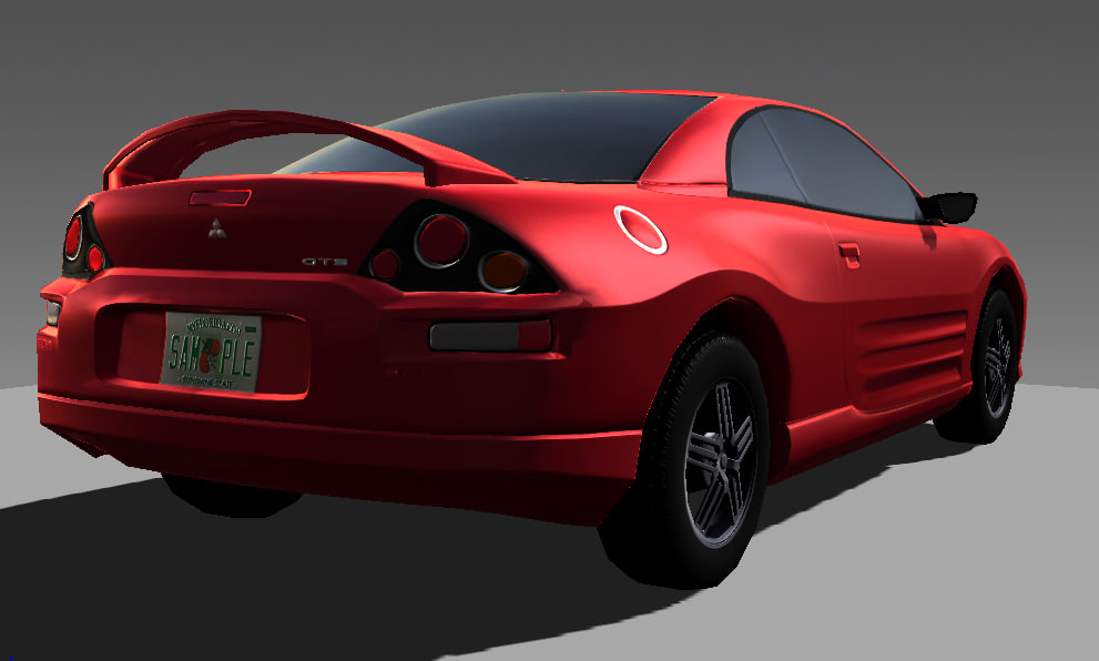 Mitsubishi Eclipse 3D model