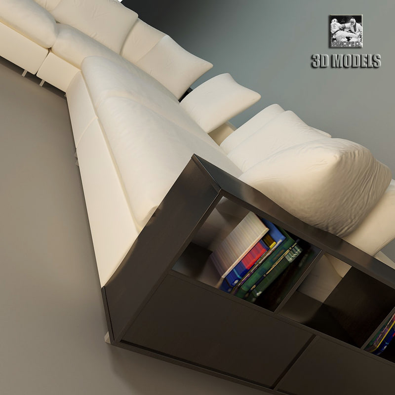 Modern Big Liveroom Sofa 3D model