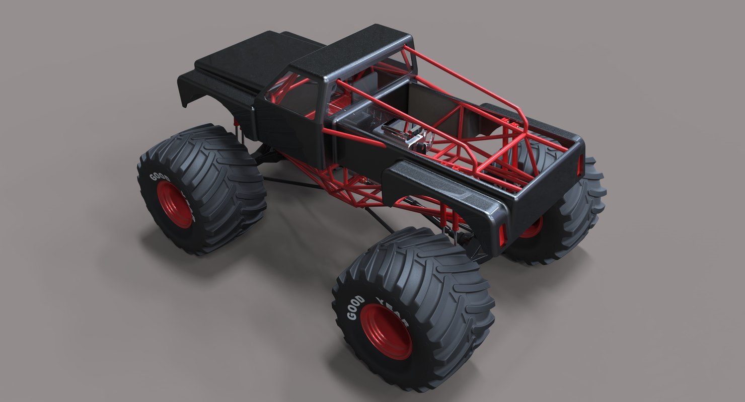 Monster truck 3D model