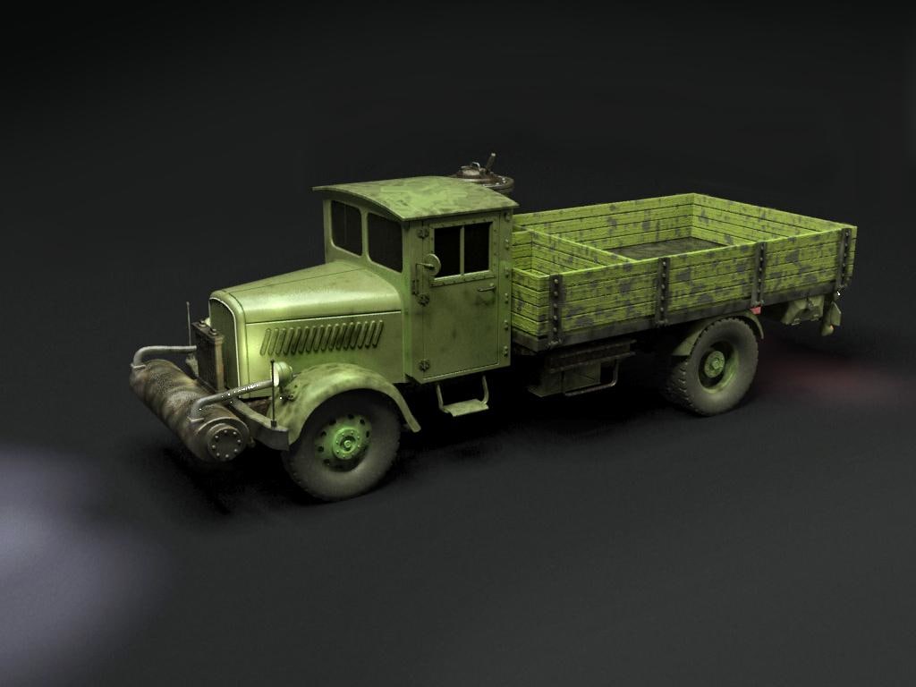 Opel Blitz Holzgas Truck 3D model