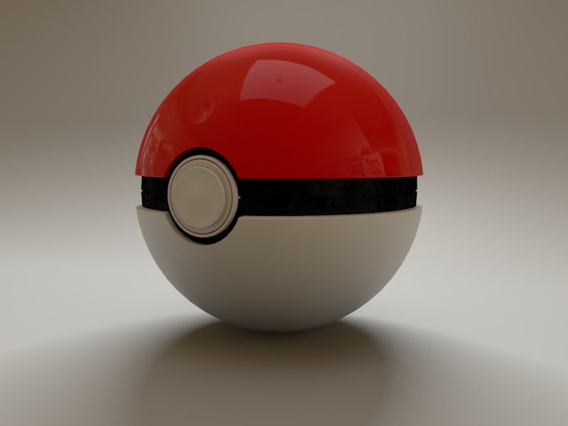 Pokeball 3D model