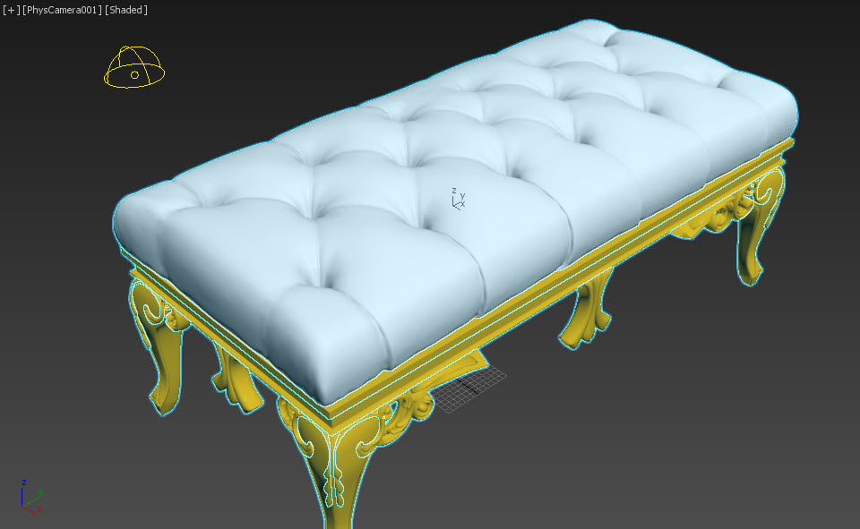 Roche bobois sofa 3D model