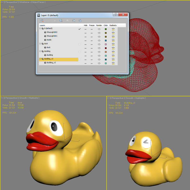 duck 3d model