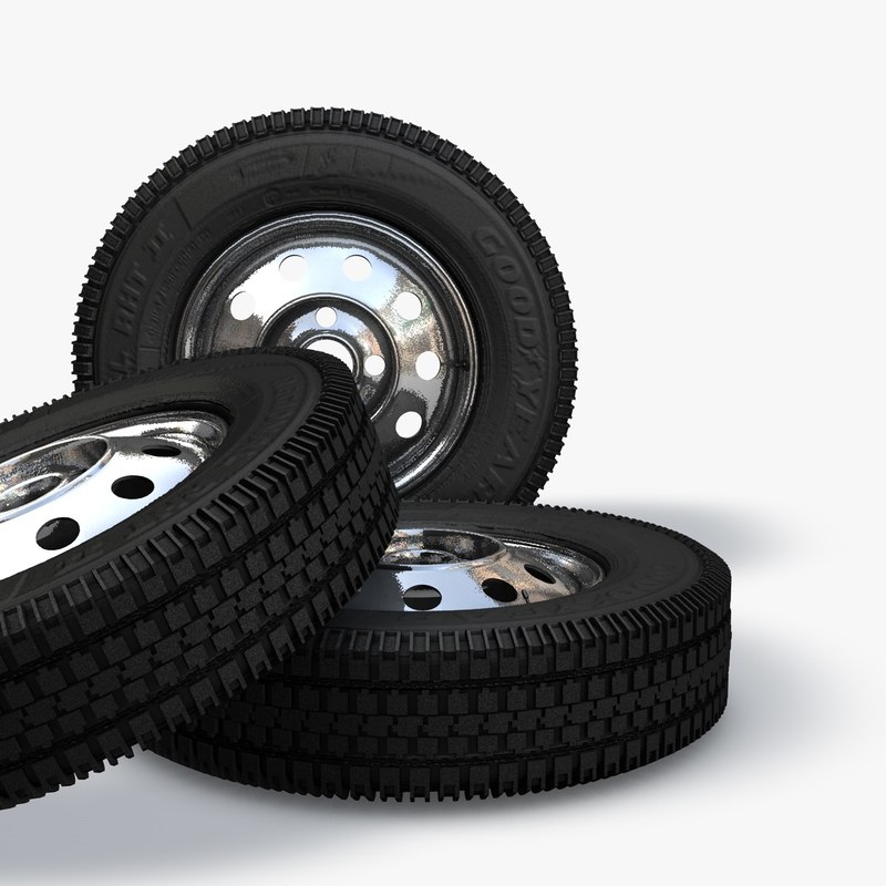 Russian car tires VAZ 3D model