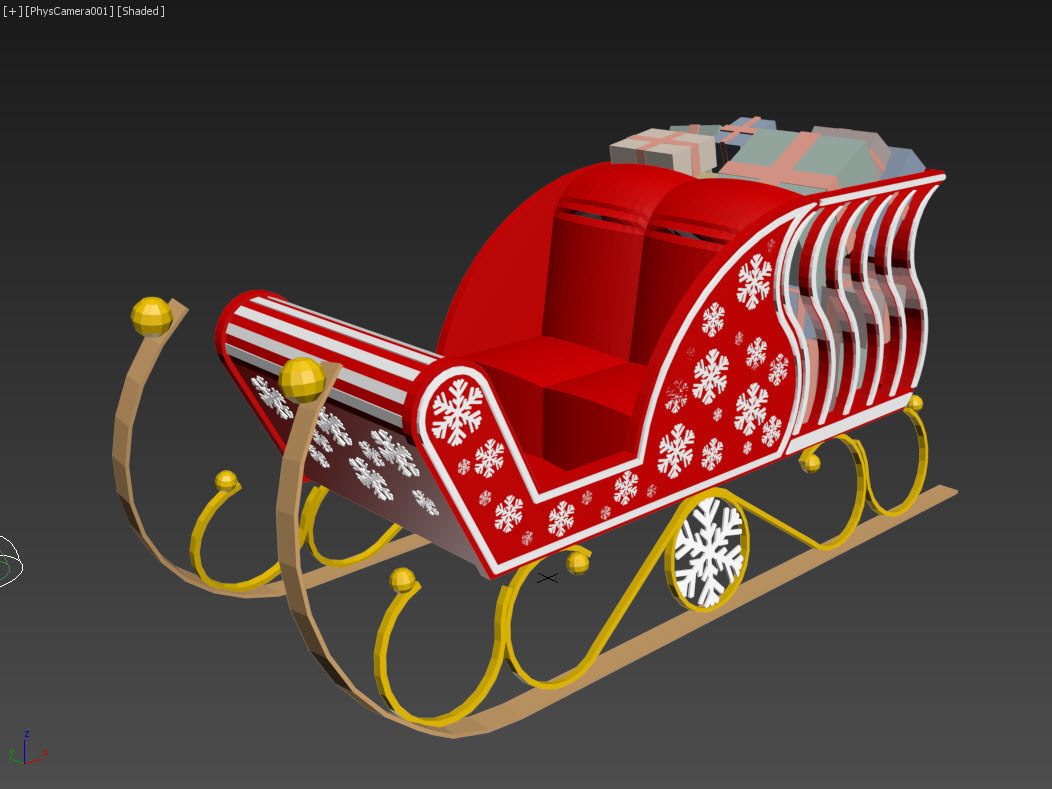 Santa’s Sleigh 3D model