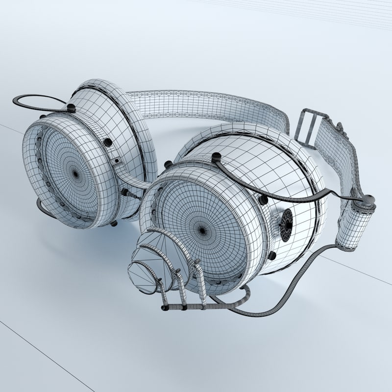 Steampunk Goggles 3D model