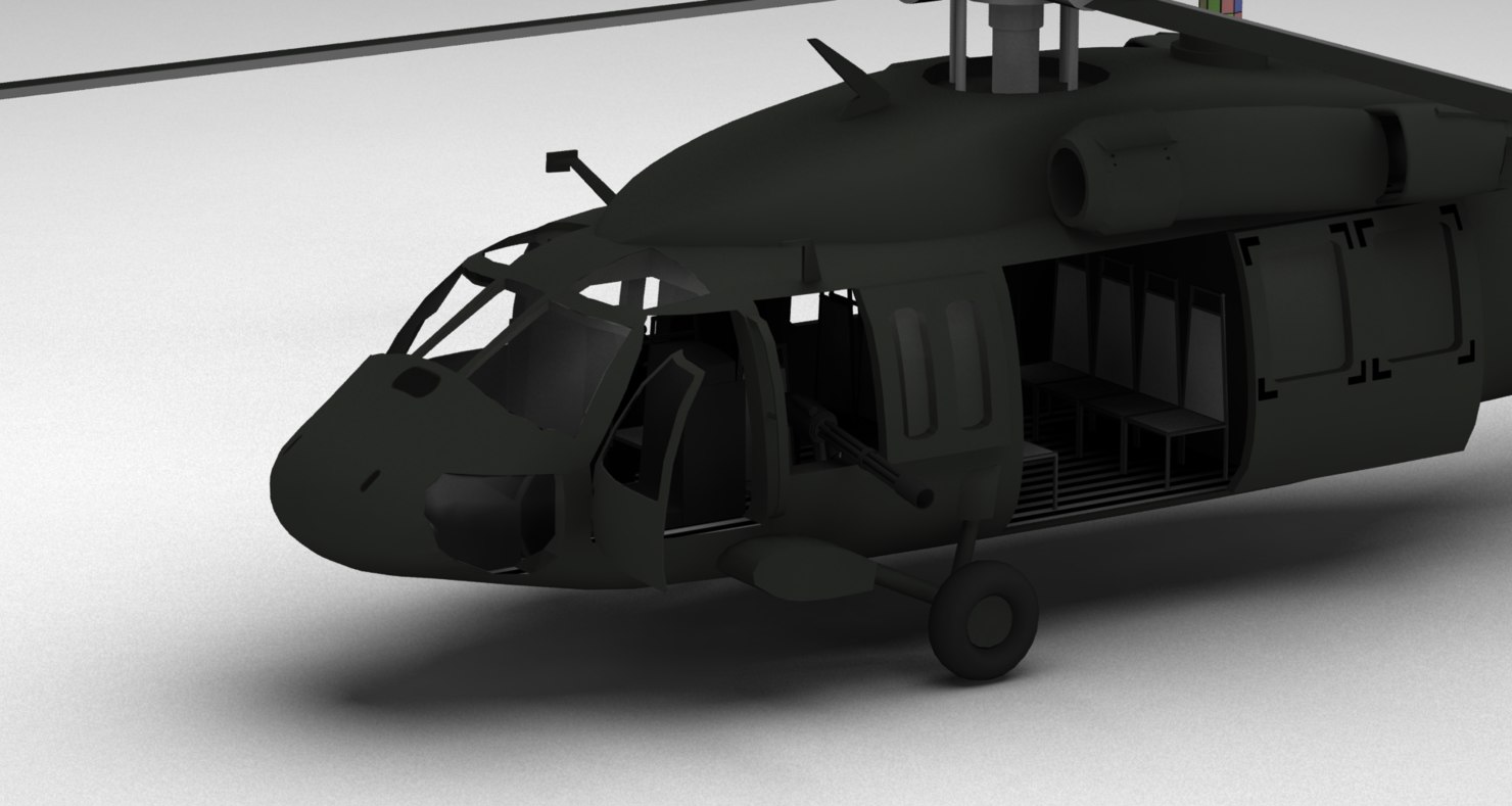UH-60 Blackhawk 3D model
