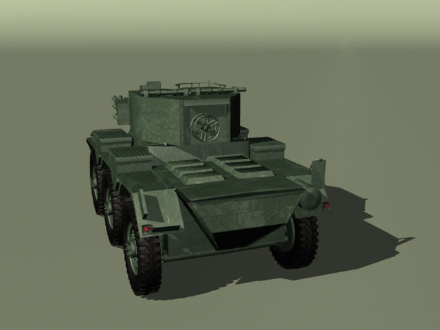 Amoured Tank 3D model