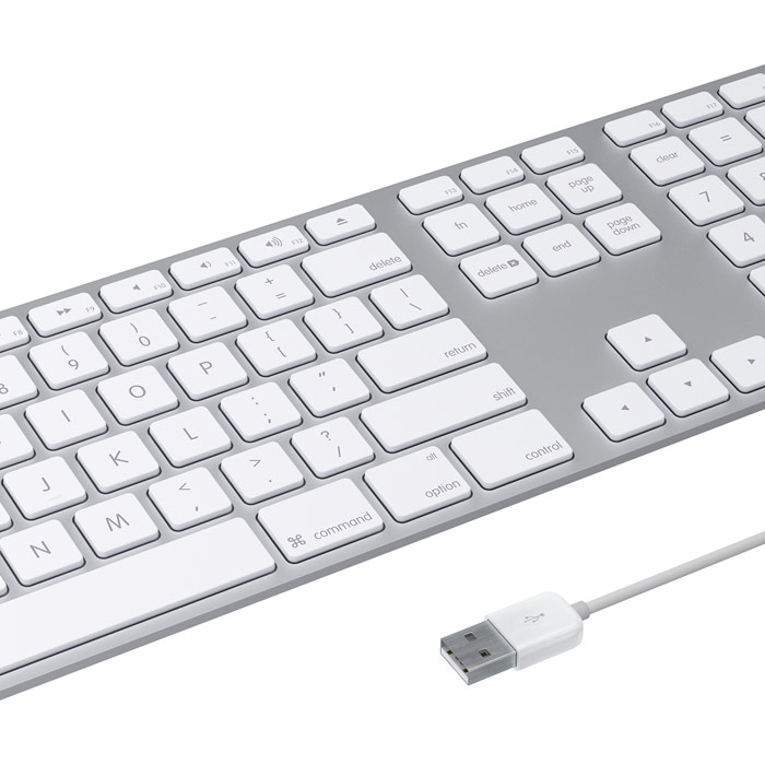 Apple Keyboard with numeric keypad 3D model