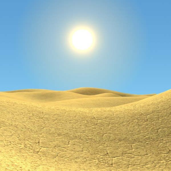 Arab desert 3D model