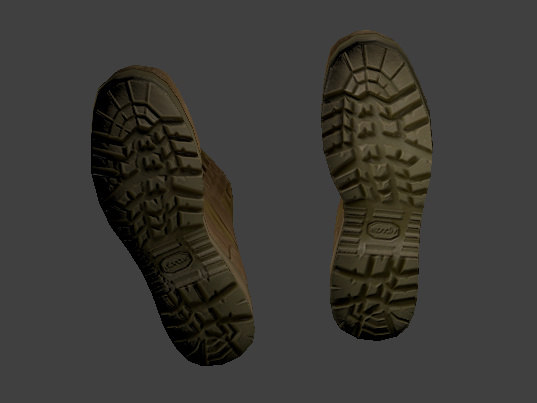 Army boots 3D model