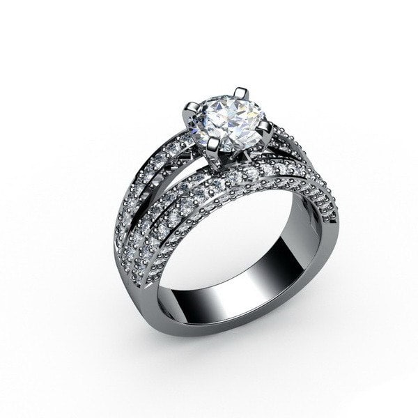 Diamonds ring 3D model