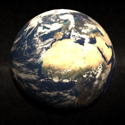 Earth 3D model