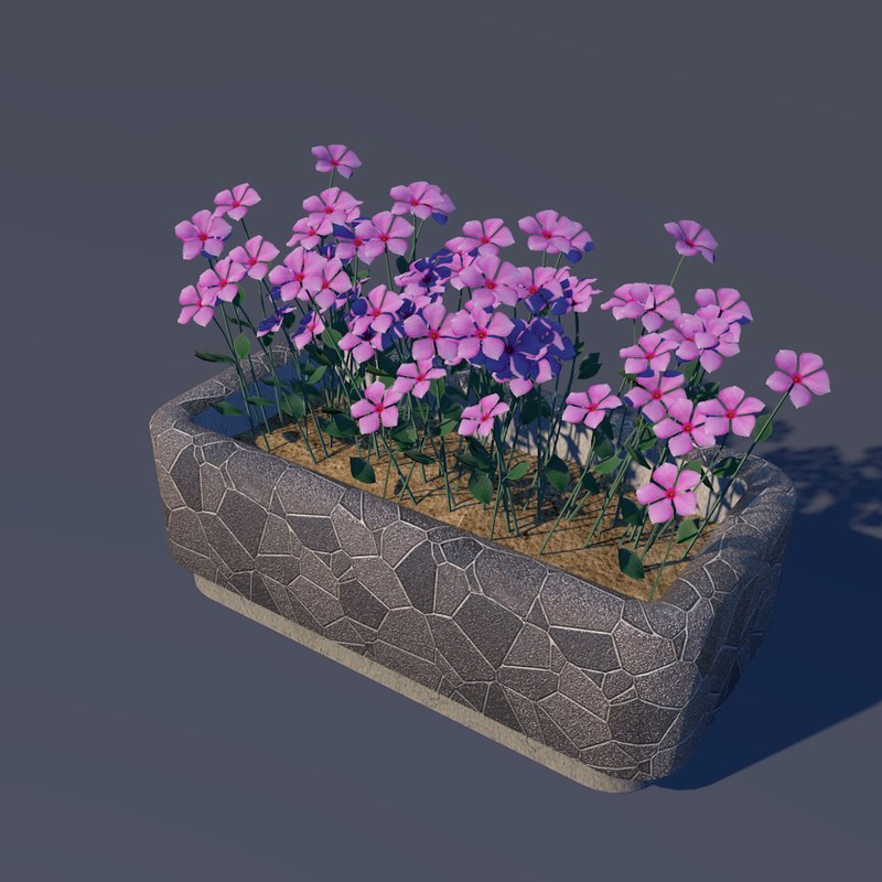 Flowerbed 3D model