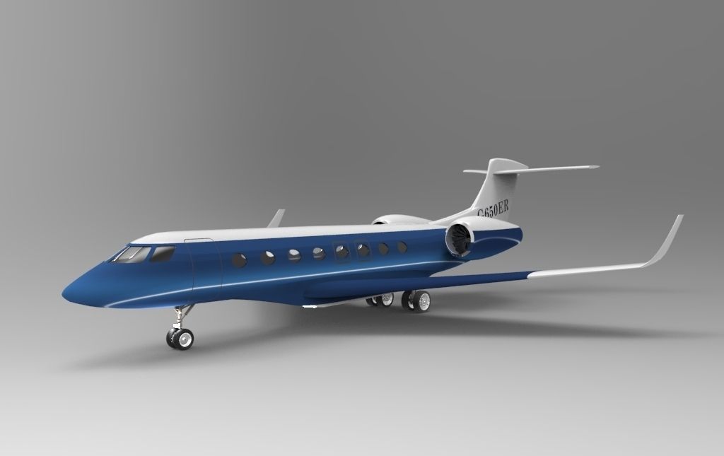 Gulfstream G650ER 3D model