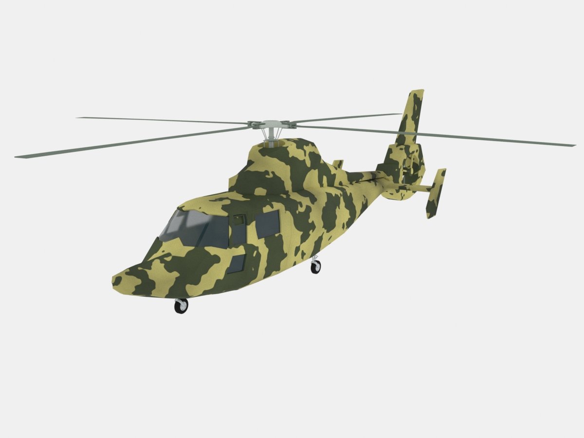 Helicopter Z-9 3D model