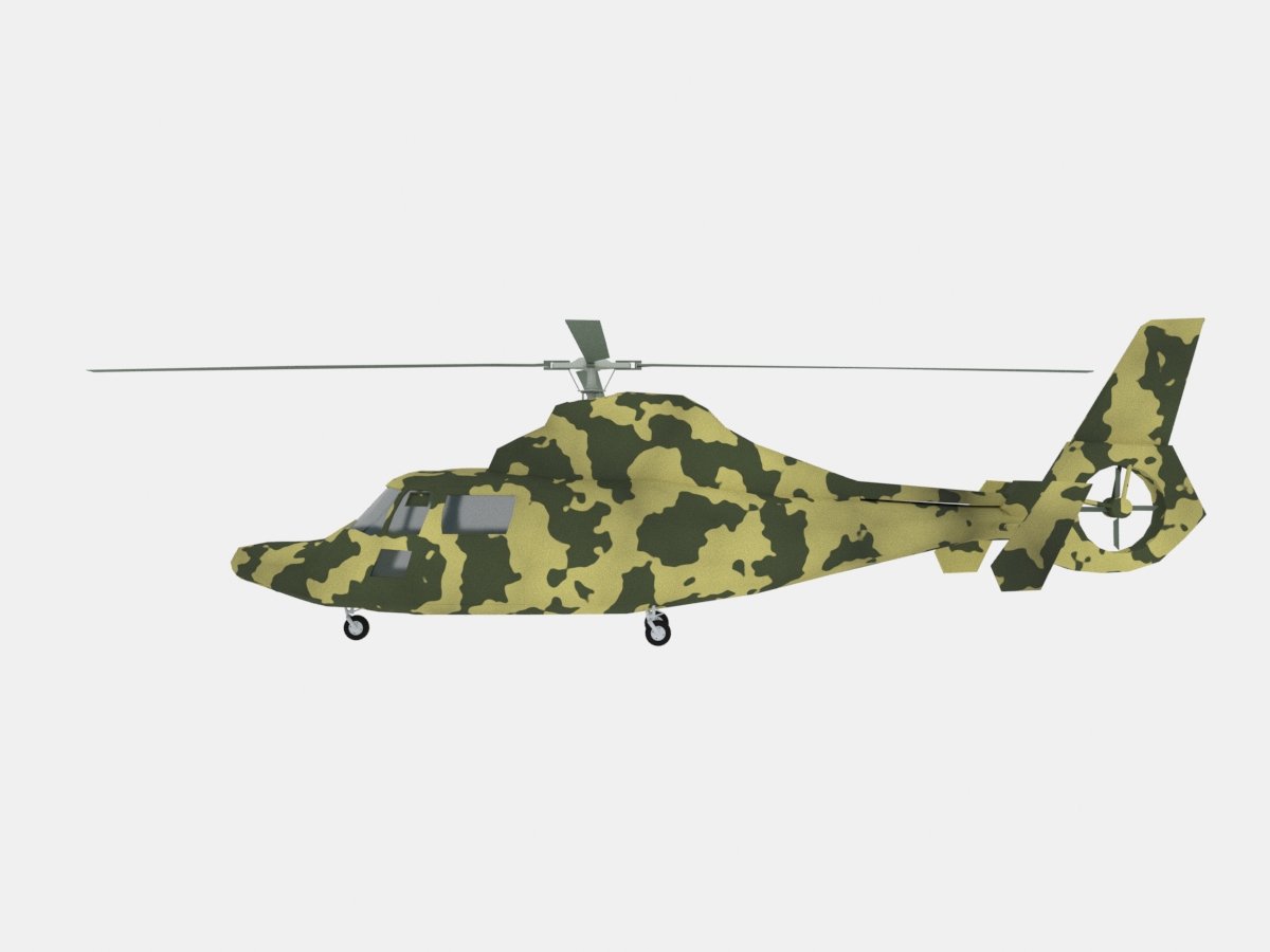 Helicopter Z-9 3D model