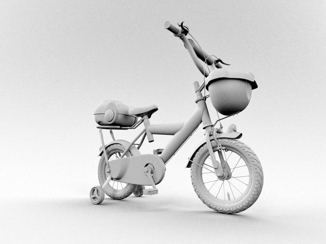 Kids Bicycle 3D model