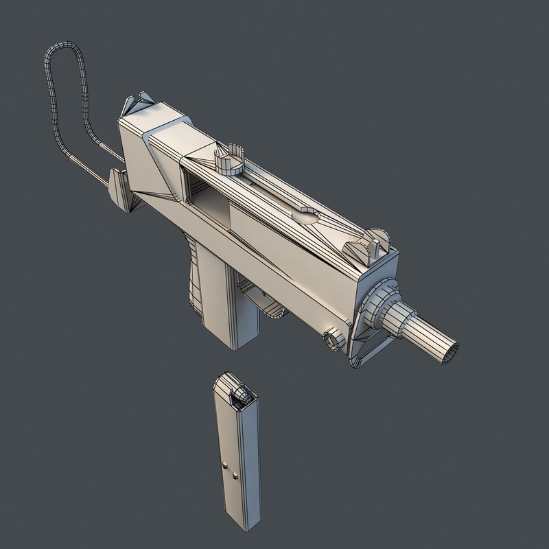 Machine Pistol MAC11 3D model