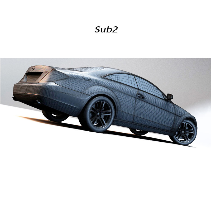 Mercedes Benz CL Class 2010 3D model