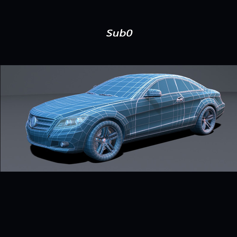 Mercedes Benz CL Class 2010 3D model