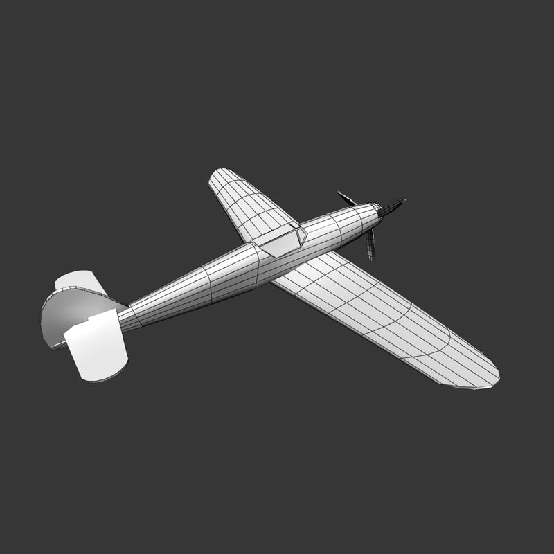 Messerschmitt Bf-109 3D model