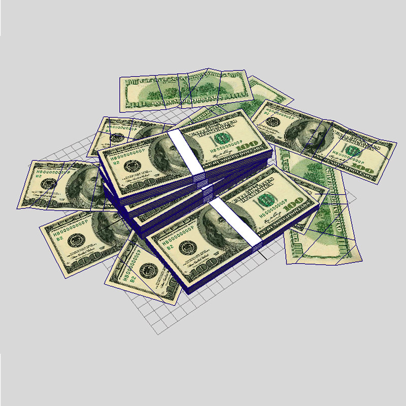 Money USD 3D model