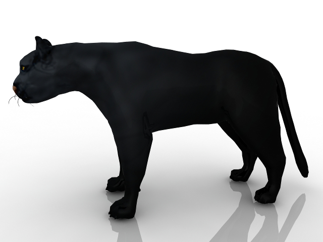 Panther 3D model